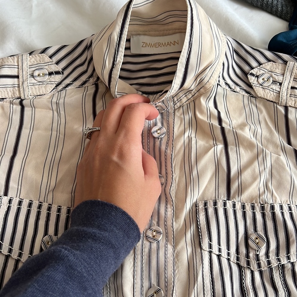 Zimmerman Mock Neck Blouse